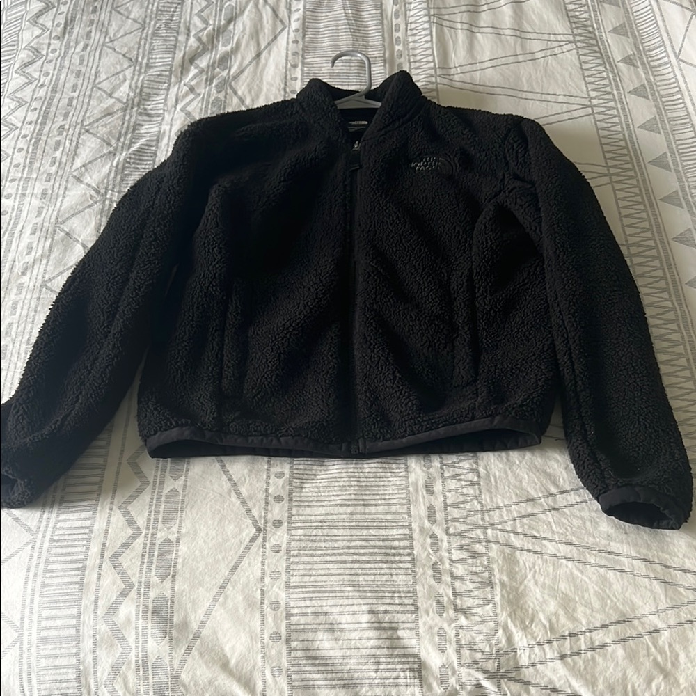 Women's The  North Face Black Fleece Jacket, Small